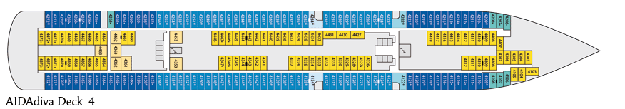 Decksplan - C/S AIDAdiva (2007)