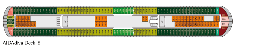 Decksplan - C/S AIDAdiva (2007)