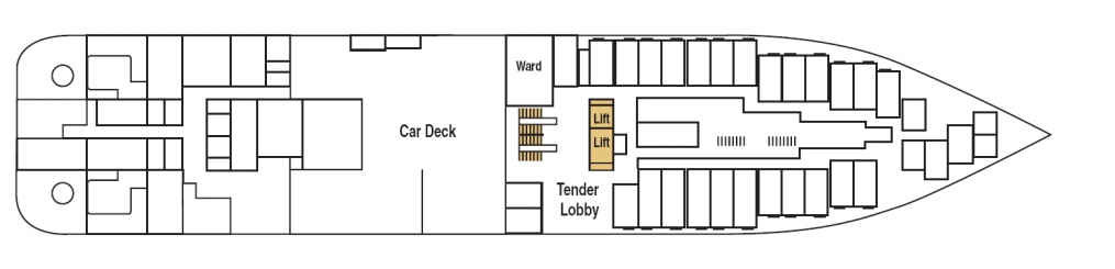 Decksplan M/S FRAM (2007)