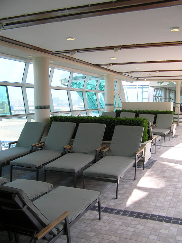 Ruhebereich im 'ShipShape Fitness Center' - M/S Freedom Of The Seas (2006) -  by Ingo Josten