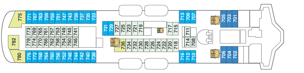 Decksplan - M/S Midnatsol (2003)