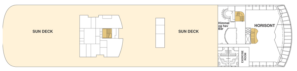 Decksplan - M/S Midnatsol (2003)